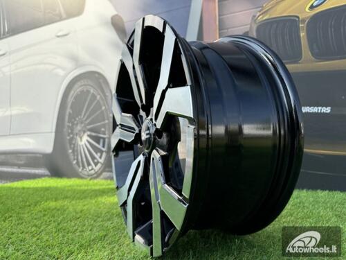 Ratlankis R16x6.5  4X100  ET  45  60.1  B1110  Black Polished (MB)  For DACIA  (R+K4+Z7)  (NEW Model)