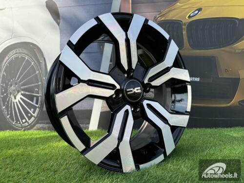 Ratlankis R16x6.5  4X100  ET  45  60.1  B1110  Black Polished (MB)  For DACIA  (R+K4+Z7)  (NEW Model)