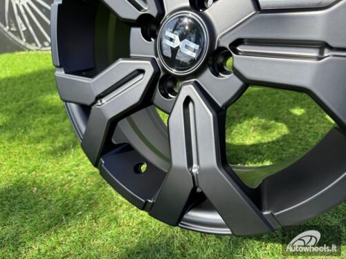 Ratlankis R16x6.5  4X100  ET  45  60.1  B1110  Black Half Matt (BLHM)  For DACIA  (D2+R)  (NEW Model)