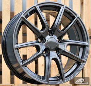 Ratlankis R18x8  5X127  ET  45  71.5  B1436  Hyper Black (HB)  For 4X4  (P)