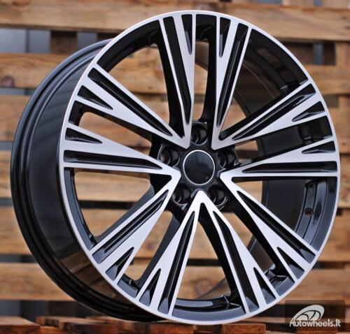 Ratlankis R18x8  5X112  ET  39  66.5  B1424  Black Polished (MB)  For AUD  (P2)  ()