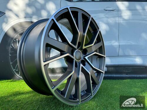 Ratlankis R18x8  5X112  ET  39  66.5  B5131  (BY1178)  Grey Polished Half Matt (MGHM)  For AUD  (P2+Z3)