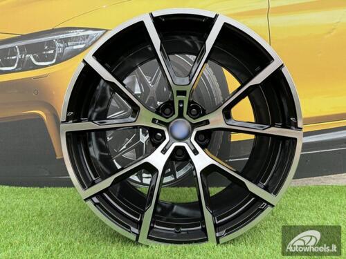 Ratlankis R17x7.5  5X120  ET  40  72.6  B5601  (D1740)  Black Polished (MB)  For BMW  (Z4)