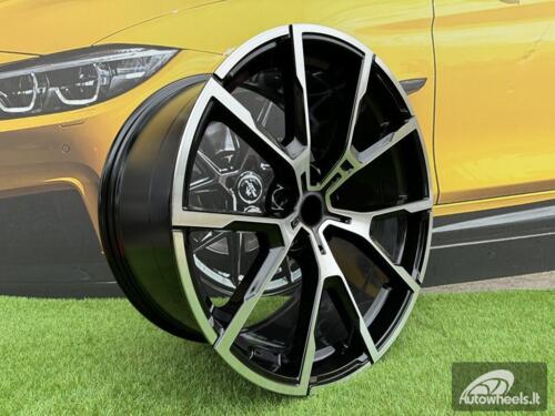 Ratlankis R17x7.5  5X120  ET  40  72.6  B5601  (D1740)  Black Polished (MB)  For BMW  (Z7)