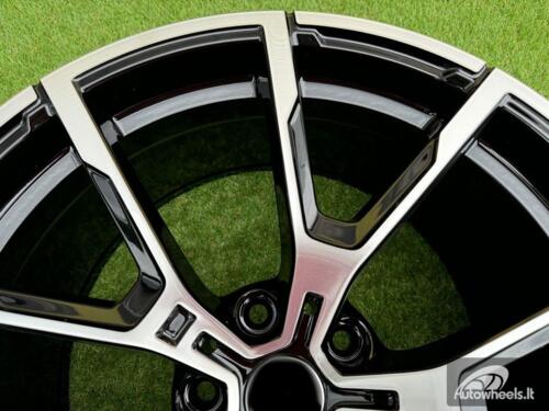 Ratlankis R17x7.5  5X120  ET  40  72.6  B5601  (D1740)  Black Polished (MB)  For BMW  (Z7)