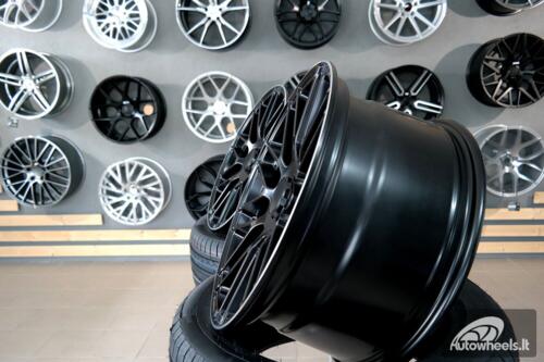 Ratlankis R19x8  5X112  ET  45  66.6  B1268  Black Half Matt+Polished Lip (BLHMPL)  For MER  (Z4+Z3)  (Rear+Front)