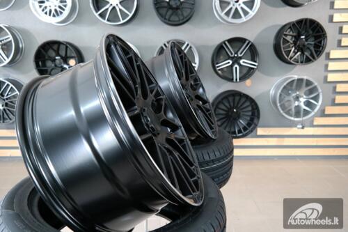 Ratlankis R19x8  5X112  ET  45  66.6  B1268  Black Half Matt+Polished Lip (BLHMPL)  For MER  (Z4+Z3+Z2)  (Rear+Front)