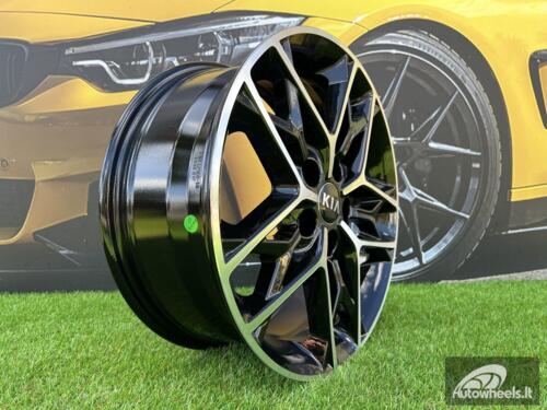 Ratlankis R17x7  5X114.3  ET  48  67.1  B5567  Black Polished (MB)  For KIA  (L6+K2)