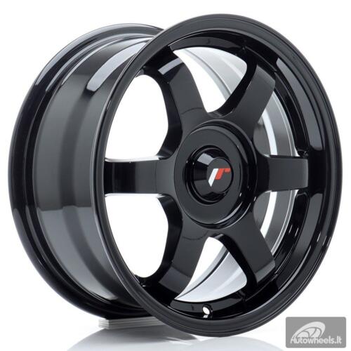 JR Wheels JR3 15x7 ET25-42 BLANK Gloss Black