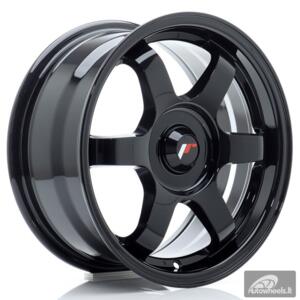 JR Wheels JR3 15x7 ET25-42 BLANK Gloss Black