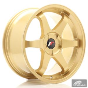 JR Wheels JR3 18x9 ET15-40 5H BLANK Gold