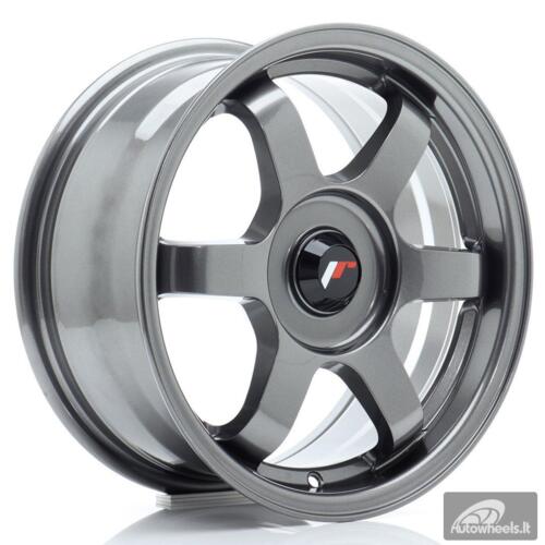 JR Wheels JR3 15x7 ET25-42 BLANK Gun Metal