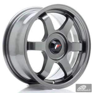 JR Wheels JR3 15x7 ET25-42 BLANK Gun Metal
