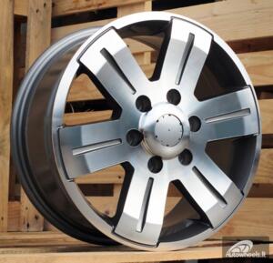 Ratlankis R16x7  6X130  ET  55  84.1  BK562  Grey Polished (MG)  For MER  (R)  ((max 1400kg))