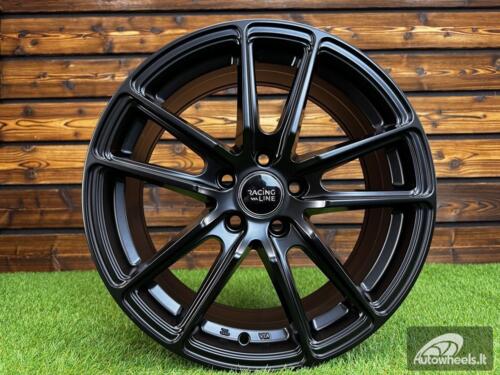 Ratlankis R16x7  5X112  ET  42  66.6  BK1155  Black Half Matt (BLHM)  For RACIN  (P)