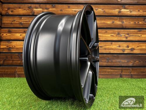 Ratlankis R16x7  5X112  ET  42  66.6  BK1155  Black Half Matt (BLHM)  For RACIN  (P)