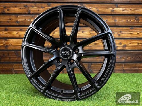 Ratlankis R16x7  5X112  ET  42  66.6  BK1155  Black Half Matt (BLHM)  For RACIN  (P)