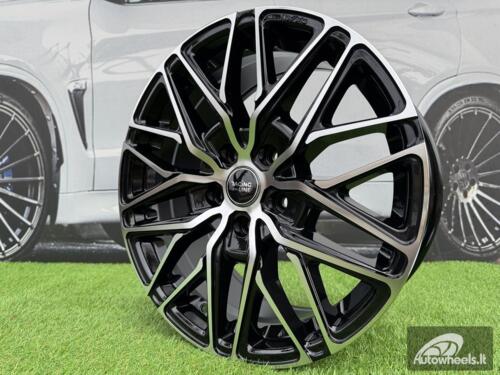 Ratlankis R18x8  5X160  ET  50  65.1  B1262  Black Polished (MB)  For FORD  (Z2)  (4x4 (max 1250 kg))