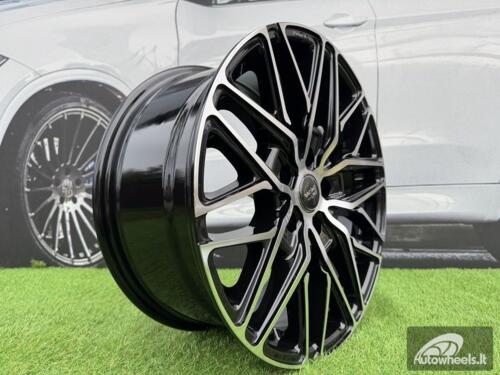 Ratlankis R18x8  5X160  ET  50  65.1  B1262  Black Polished (MB)  For FORD  (Z2)  (4x4 (max 1250 kg))