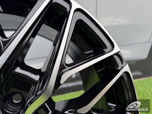 Ratlankis R18x8  5X160  ET  50  65.1  B1262  Black Polished (MB)  For FORD  (Z2)  (4x4 (max 1250 kg))