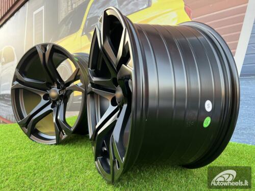 Ratlankis Chevrolet Giza Camaro 1LE LS style | R20X11J 5X120 ET43 66.9 Black half matt (Chevrolet Camaro)
