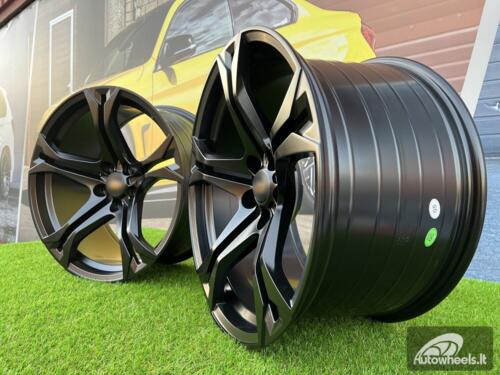 Ratlankis Chevrolet Giza Camaro 1LE LS style | R20X11J 5X120 ET43 66.9 Black half matt (Chevrolet Camaro)
