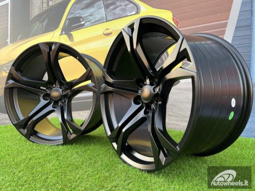 Ratlankis Chevrolet Giza Camaro 1LE LS style | R20X11J 5X120 ET43 66.9 Black half matt (Chevrolet Camaro)