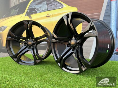 Ratlankis Chevrolet Giza Camaro 1LE LS style | R20X11J 5X120 ET43 66.9 Black half matt (Chevrolet Camaro)