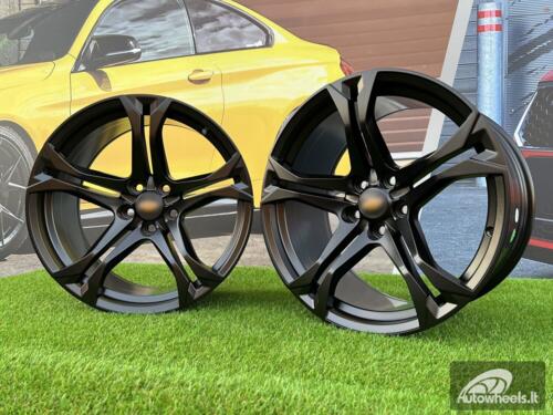 Ratlankis Chevrolet Giza Camaro 1LE LS style | R20X11J 5X120 ET43 66.9 Black half matt (Chevrolet Camaro)