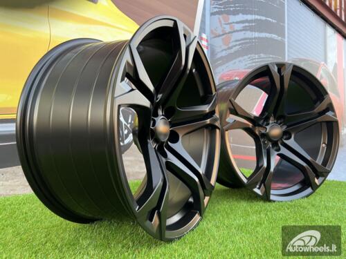 Ratlankis Chevrolet Giza Camaro 1LE LS style | R20X11J 5X120 ET43 66.9 Black half matt (Chevrolet Camaro)