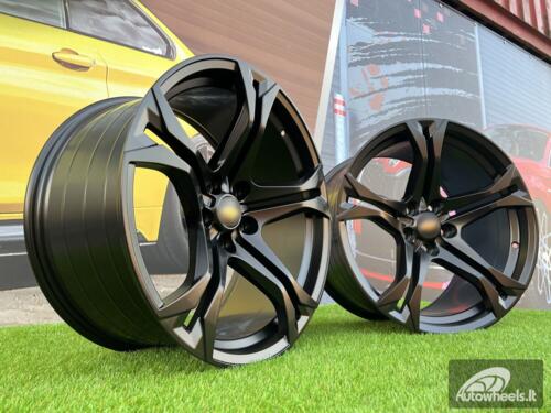 Ratlankis Chevrolet Giza Camaro 1LE LS style | R20X11J 5X120 ET43 66.9 Black half matt (Chevrolet Camaro)
