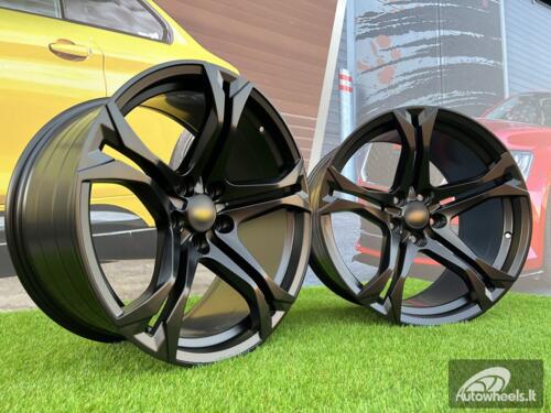 Ratlankis Chevrolet Giza Camaro 1LE LS style | R20X11J 5X120 ET43 66.9 Black half matt (Chevrolet Camaro)