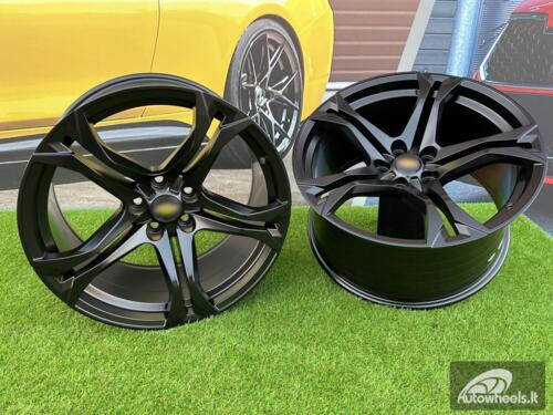 Ratlankis Chevrolet Giza Camaro 1LE LS style | R20X11J 5X120 ET43 66.9 Black half matt (Chevrolet Camaro)