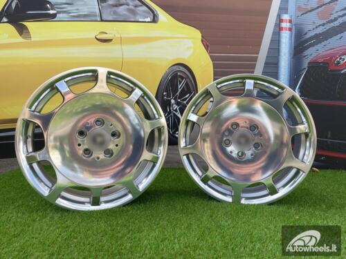 Ratlankis 10Holes Maybach Monoblock style 20X8.5J 5X112 ET36 66.5 Silver Full polished (Audi A4/A6, Mercedes - Benz C/E/S)