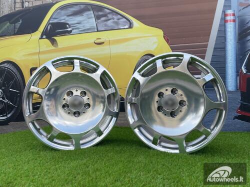 Ratlankis 10Holes Maybach Monoblock style 20X8.5J 5X112 ET36 66.5 Silver Full polished (Audi A4/A6, Mercedes - Benz C/E/S)