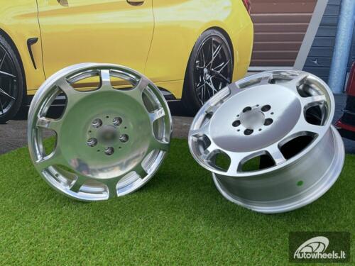 Ratlankis 10Holes Maybach Monoblock style 20X8.5J 5X112 ET36 66.5 Silver Full polished (Audi A4/A6, Mercedes - Benz C/E/S)