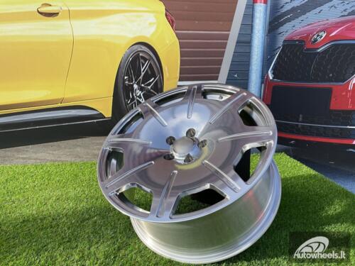 Ratlankis Traffic DTX Monoblock Style 19X8.5J 5X112 ET28 66.6 Grey Diamond Cut  (Audi A4/A6, Mercedes - Benz CLS/E/S)