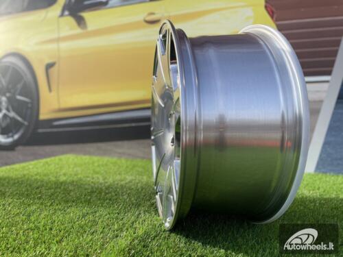 Ratlankis Traffic DTX Monoblock Style 19X8.5J 5X112 ET28 66.6 Grey Diamond Cut  (Audi A4/A6, Mercedes - Benz CLS/E/S)