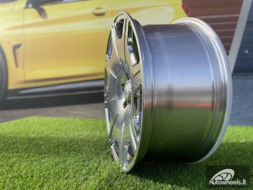 Ratlankis Traffic DTX Monoblock Style 19X8.5J 5X112 ET28 66.6 Grey Diamond Cut  (Audi A4/A6, Mercedes - Benz CLS/E/S)