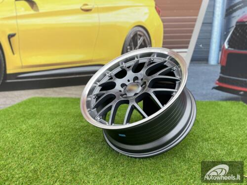 Ratlankis BBS RS-GT Styling 18X8J 5X108 ET38 73.1 Grey with Diamond Cut lip (Volvo V40/S40/V50/V60/S60/V70/V90/S90, Citroen, Peugeot,  Ford, Dodge, Jaguar)