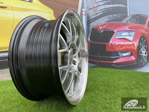 Ratlankis BBS RS-GT Styling 18X8J 5X112 ET38 66.6 Hyper Silver with Diamond Cut lip