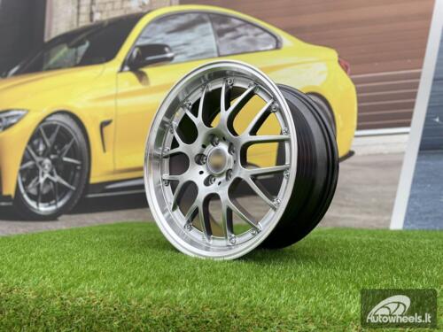 Ratlankis BBS RS-GT Styling 18X8J 5X108 ET38 73.1 Hyper black with Diamond Cut lip 