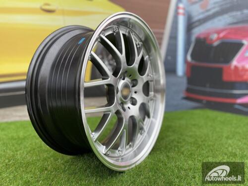 Ratlankis BBS RS-GT Styling 18X8J 5X108 ET38 73.1 Hyper black with Diamond Cut lip 