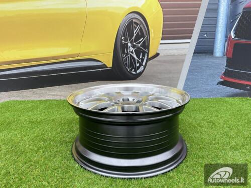 Ratlankis BBS RS-GT Styling 18X8J 5X112 ET38 73.1 Hyper black with Diamond Cut lip (Audi A4/A6, Mercedes - Benz C/CLK/E, Skoda Superb/Octavia, Volkswagen Golf/Jetta/Passat, Seat Leon/Ateca, Cupra Formentor/Leon)