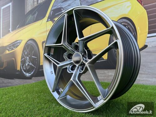 Ratlankis HRE Hemer Hadison 1108 style 18X8J 5X112 ET35 66.56 Hyper Black (Audi A4/A6, Mercedes - Benz C/CLK/E, Skoda Superb/Octavia, Volkswagen Golf/Jetta/Passat, Seat Leon/Ateca, Cupra Formentor/Leon)