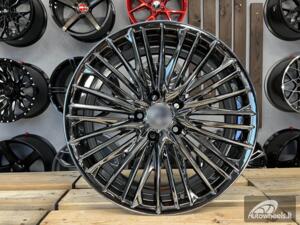 Ratlankis Lexus F-Sport Multi Spoke style NX,RX,IS,ES,GS 18X8J 5X114.3 ET38 73.1 Black Chrome (Honda, Toyota Lexus, Kia, Hyundai, Mazda, Nissan, Mitsubishi, Toyota)