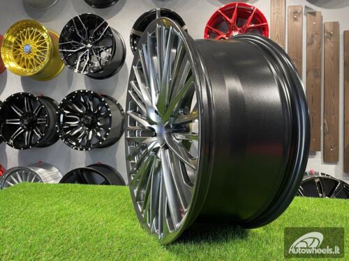 Ratlankis Volvo Multi Spoke style 19X8.5J 5X108 ET38 73.1 Hyper black