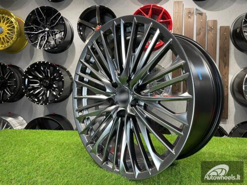 Ratlankis AUDI Multi Spoke style 19X8.5J 5X112 ET35 66.56 Hyper black (Audi A4/A6, Mercedes - Benz C/CLK/E, Skoda Superb/Octavia, Volkswagen Golf/Jetta/Passat, Seat Leon/Ateca, Cupra Formentor/Leon)