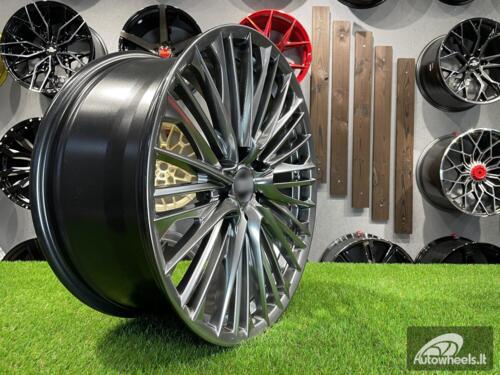 Ratlankis AUDI Multi Spoke style 19X8.5J 5X112 ET35 66.56 Hyper black (Audi A4/A6, Mercedes - Benz C/CLK/E, Skoda Superb/Octavia, Volkswagen Golf/Jetta/Passat, Seat Leon/Ateca, Cupra Formentor/Leon)