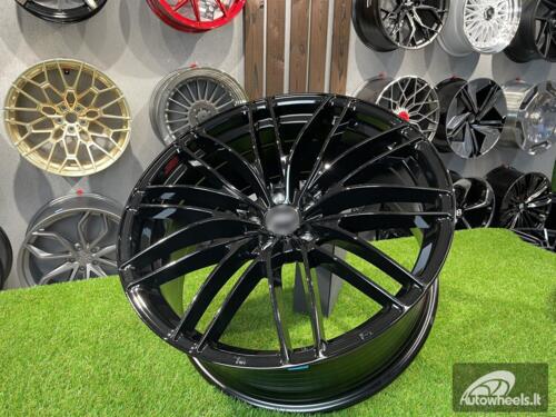 Ratlankis Monark ABT Sportsline style 20X9J 5X112 ET35 66.56 Black gloss (Audi A4/A6/A8, Skoda Superb/Octavia/Karoq/Kodiaq, Volkswagen Passat/Arteon/Tiguan, Seat Ateca/Tarraco, Cupra Formentor)